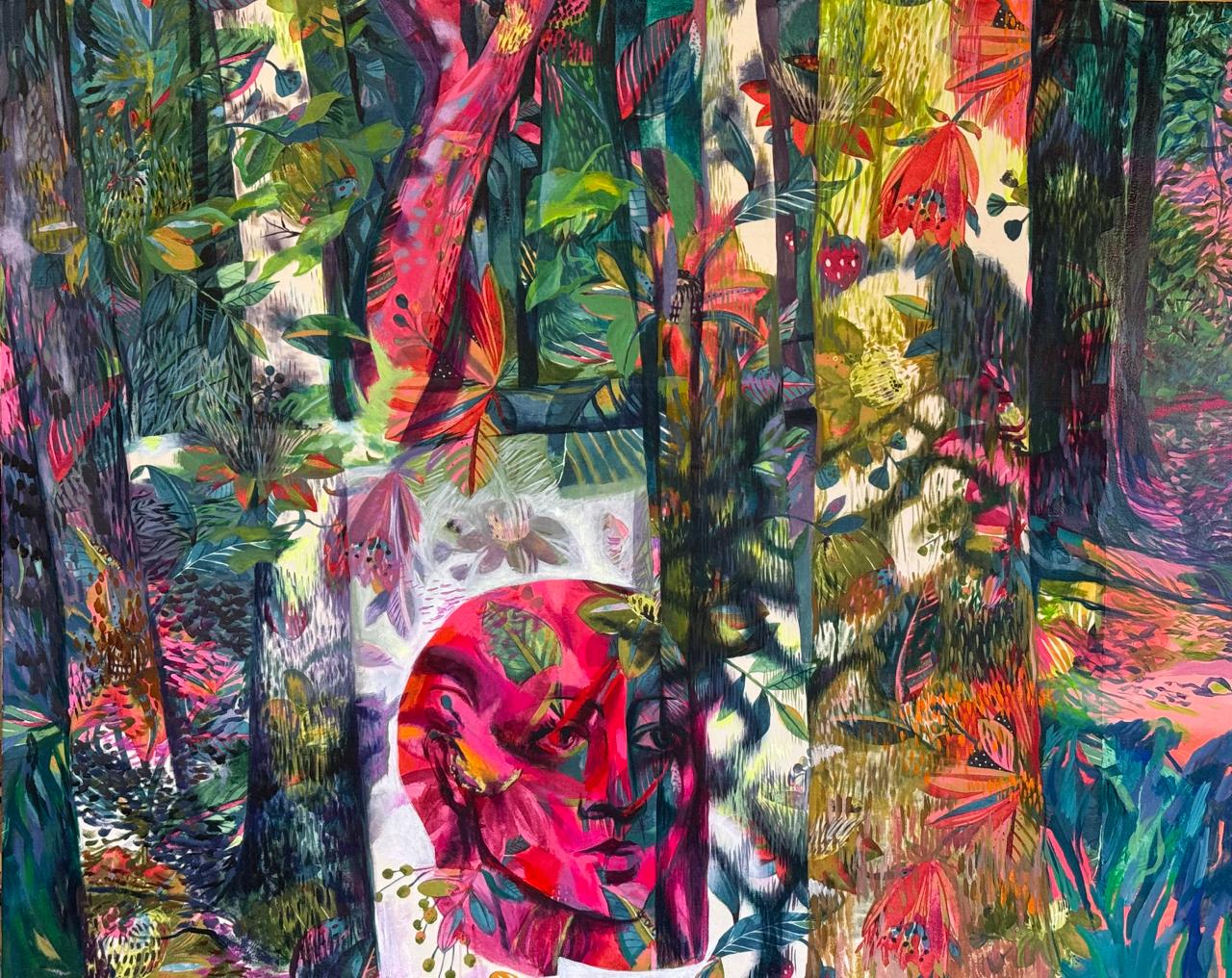 #1. Sylva Girl - 60x48in. Acrylic - 2025