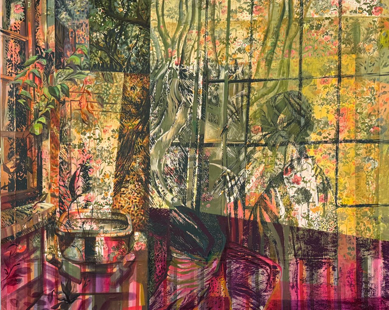 #2. Between Sun & Shadow - 60x48 in - Acrylic