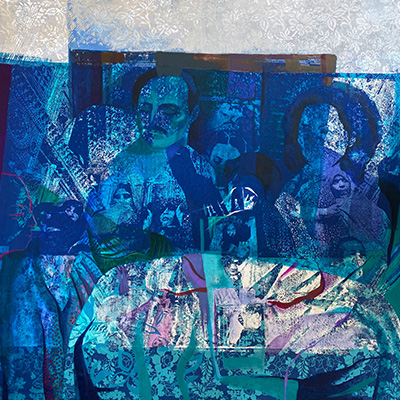 Abstract mixed media painting thumbnail by Elham Bayati