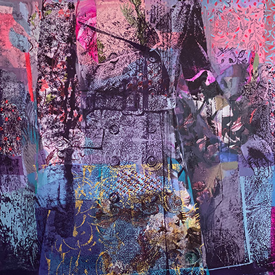 Abstract mixed media painting thumbnail by Elham Bayati